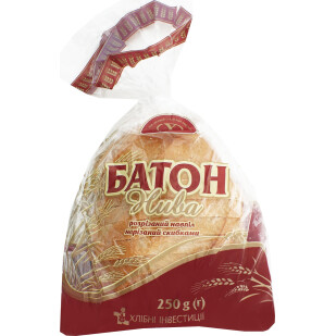 Батон Цар-Хліб Нива нарезной, 250г (4820159020096)