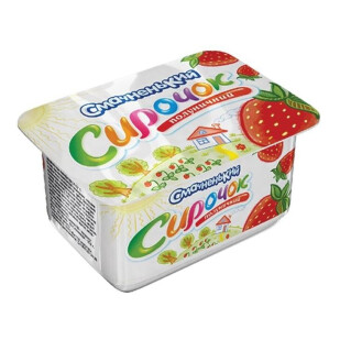 Творожок Смачненький клубничный 5%, 100г (4823005104490)