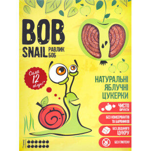 Цукерки Bob Snail яблучні, 120г (4820162520156)