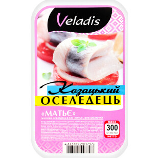 Сельдь Veladis Матье филе-кусок в масле, 300г (4823097903797)