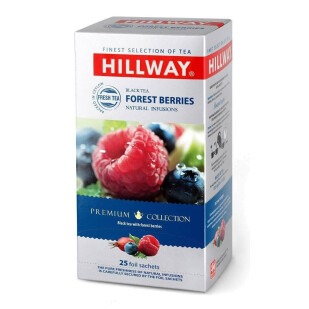 Чай черный Hillway лесные ягоды, 25*1,5г/уп (8886300990232)