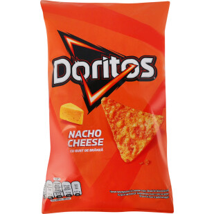 Чипси кукурудзяні Doritos зі смаком сиру, 90г (5941000030664)
