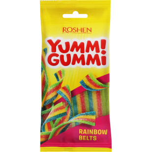 Мармелад Roshen Yummi Gummi Sour Belts, 70г (4823077636264)