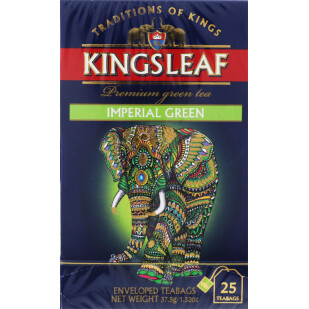 Чай зеленый Kingsleaf Imperial green, 25*1,5г (4792252942554)