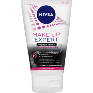 Пенка для умывания Nivea Makeup Еxpert для нормальной кожи чер, 100мл (4005900487551)