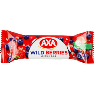 Батончик AXA зерновой с лесными ягодами, 23г (4820008125743)