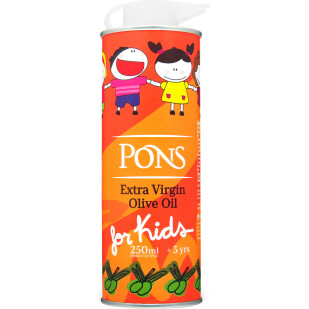 Масло оливковое Pons Kids Extra virgin, 250мл (8429671360220)