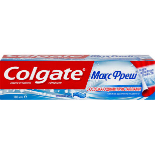 Паста зубная Colgate Макс Фреш Взрывная мята, 100мл (5900273132154)
