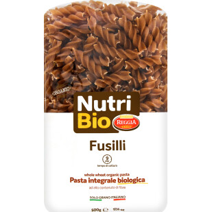 Изделия макаронные Nutri Bio Reggia Фузилли органические, 500г (8008857704487)