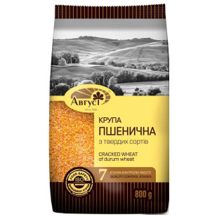 Крупа пшеничная Август твердых сортов, 800г (4820019601311)