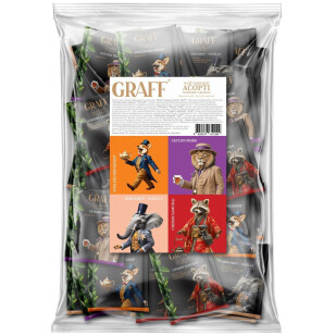Чай чорный Graff Ассорти чайных вкусов, 48*1,5г (4820279611204)