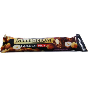 Шоколад темний Millennium з цільними горіхами, 40г (4820075504281)