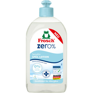 Бальзам для миття посуду Frosch Zero Sensitiv, 500мл (4009175947635)
