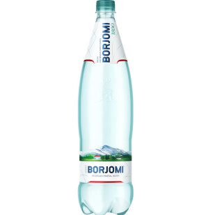 Вода минеральная Borjomi сильногазированная, 1,25л (4860019002077)