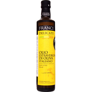 Масло оливковое Franci Extra Virgin Delicate, 500мл (8024077001083)