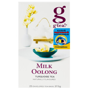 Чай зеленый Gr@ce Milk Oolong, 25х1.5г (5060207693509)