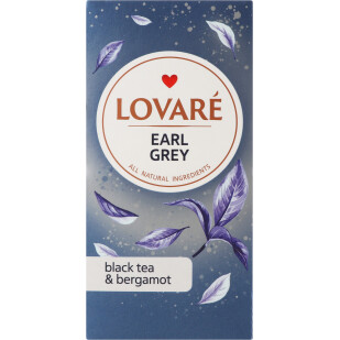 Чай чорний Lovare Earl Grey, 24*2г (4820198874841)