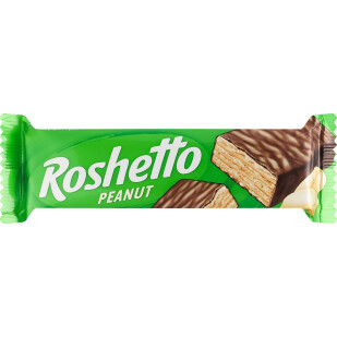 Вафли Roshen Roshetto Peanut, 34г (4823077640377)