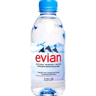 Вода минеральна Evian негазована, 0,33л (3068320063003)