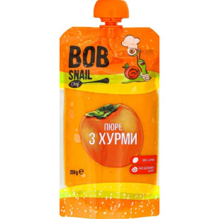 Пюре Bob Snail з хурми, 250г (4820219343967)