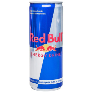 Напиток энергетический Red Bull ж/б, 0,25л (9002490219178)