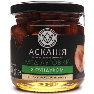 Мед Асканія Луговий з фундуком, 250г (4820071643748)