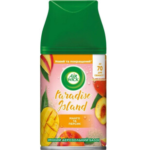 Баллон сменный аэрозольный Air Wick Paradise Island Манго и персик, 250мл (4002448130772)