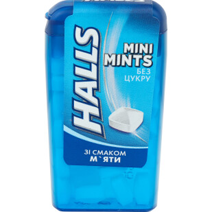 Леденцы Halls mini mints мята, 12,5г (7622210823915)