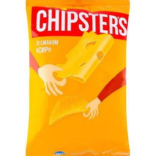 Чипси Chipster's зі смаком сиру, 130г (4820182741784)