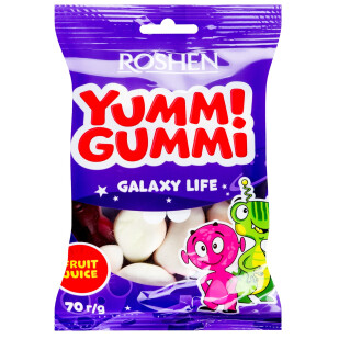 Мармелад Roshen Yummi Gummi Galaxy Life, 70г (4823077636356)