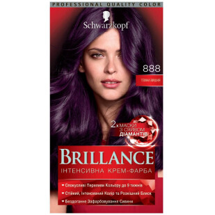 Краск-крем для волос Brillance №888 Тёмная вишня, шт (4015000509824)