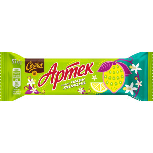 Вафли Світоч Артек со вкусом лимона, 57г (8445290874979)