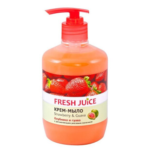 Мило рідке Fresh Juice Strawberry&Guava, 460мл (4823015921070)