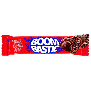 Батончик Boombastik з горіховою начинкою і хрустким рисом, 32г (8691707096841)
