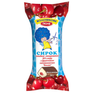 Сырок глазированый Волошкове поле со вкусом вишни, 36г (4820004233527)