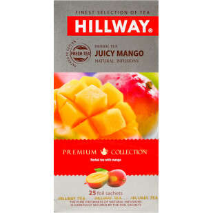 Чай травяной Hillway Juicy Mango, 25*1,5г/уп (8886300990270)