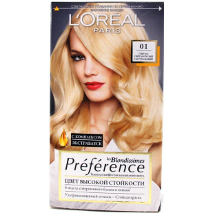 Краска для волос  L'oreal RECITAL Preference тон 01, шт (3600520249834)