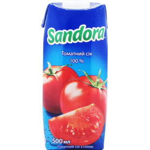 Сок Sandora томатный, 0,5л (4820001448559)