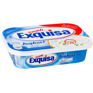Крем-сир Exquisa з йогуртом 12%, 200г (4019300005154)