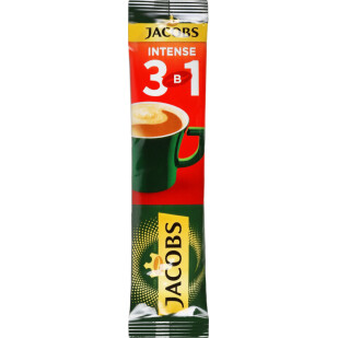 Кофейный напиток Jacobs 3в1 Intense, 12г (4820206290519)