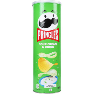 Чипси Pringles сметана-цибуля, 165г (5053990101597)