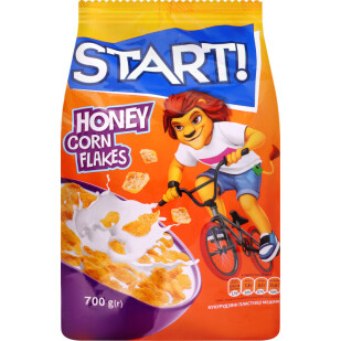 Хлопья Start кукурузные медовые, 700г (4820237690272)