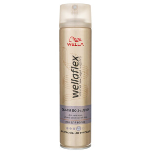 Лак для волос Wellaflex Объем экстрасильная фиксация, 250мл (4056800674336)