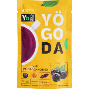 Чай Yogoda смородина-мед-базилік концентрований д/п, 50г (4820181891589)