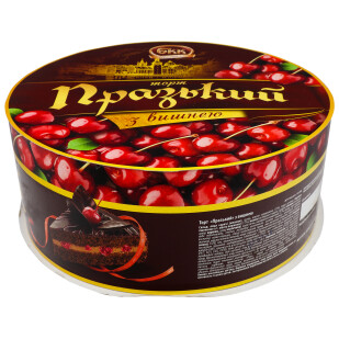 Торт БКК Пражский с вишней, 450г (4820205871191)