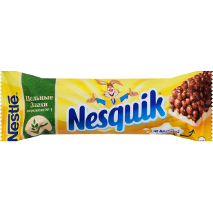 Батончик Nesquik с цельными злаками, 25г (5900020023292)