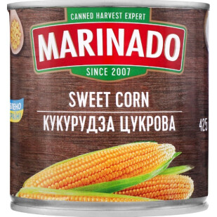 Кукуруза Маринадо сахарная, 425мл (4820078572225)