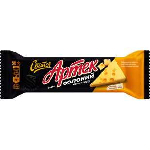 Вафли Світоч Артек соленые со вкусом сыра, 56г (8445290263100)