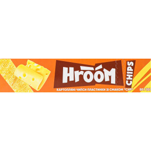 Чипси Hroom! зі смаком сиру, 50г (4820182061622)
