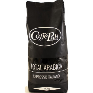 Кофе в зернах Poli Total Arabica, 1кг (8019650000447)